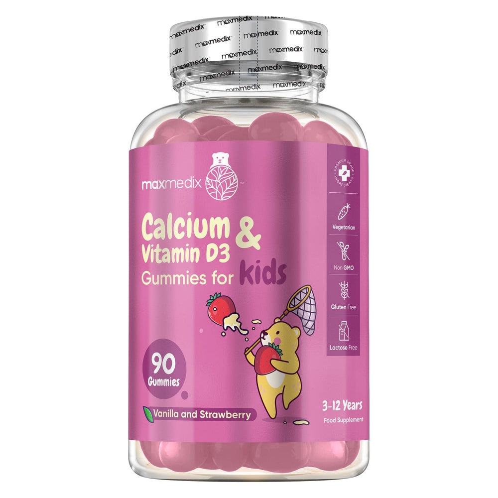 Child, Vitamins & Supplements 5 calcium with vitamin d3 gummies front uk