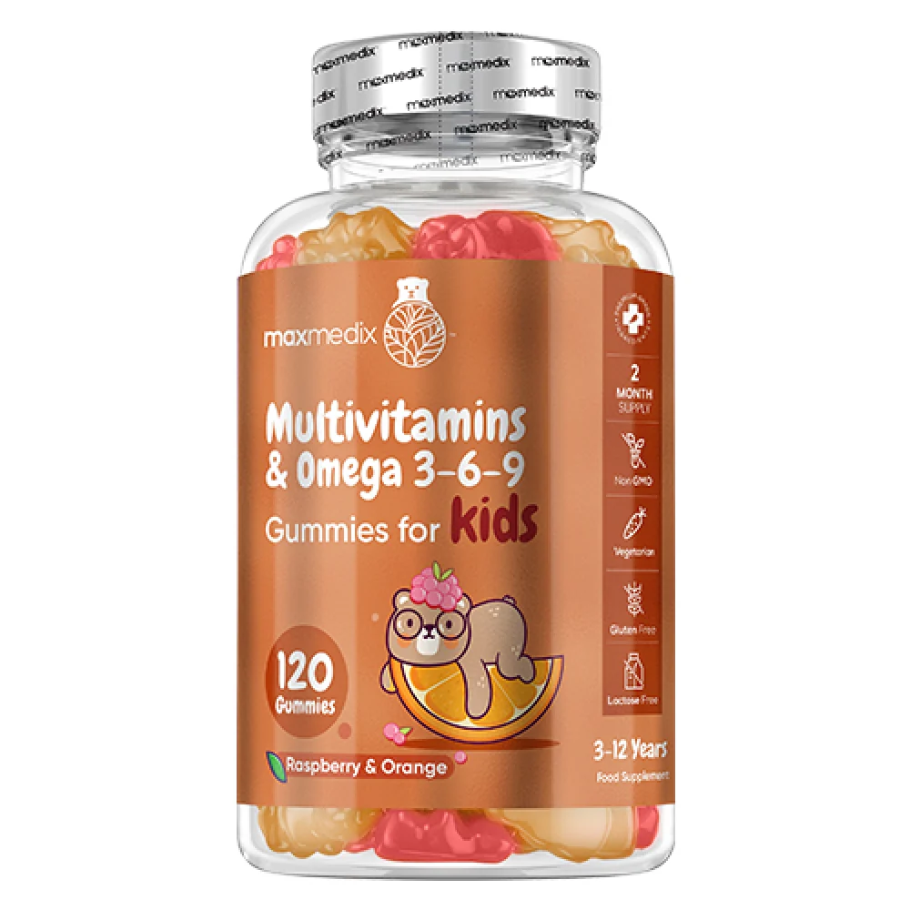 Child, Vitamins & Supplements 2 multivitamin gummies kids uk front